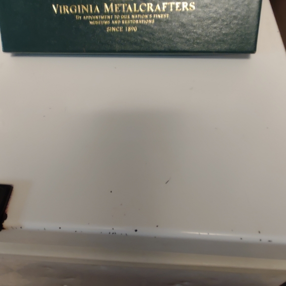 VINTAGE (VM) VIRGINIA METALCRAFTERS 1996 SOLID BRASS LETTER OPENER. LENGTH 8". - Picture 9 of 10